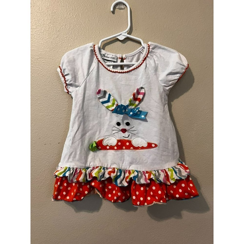 Girl's Matilda Jane Easter Bunny Floral Top Size 2T [EXCELLENT]